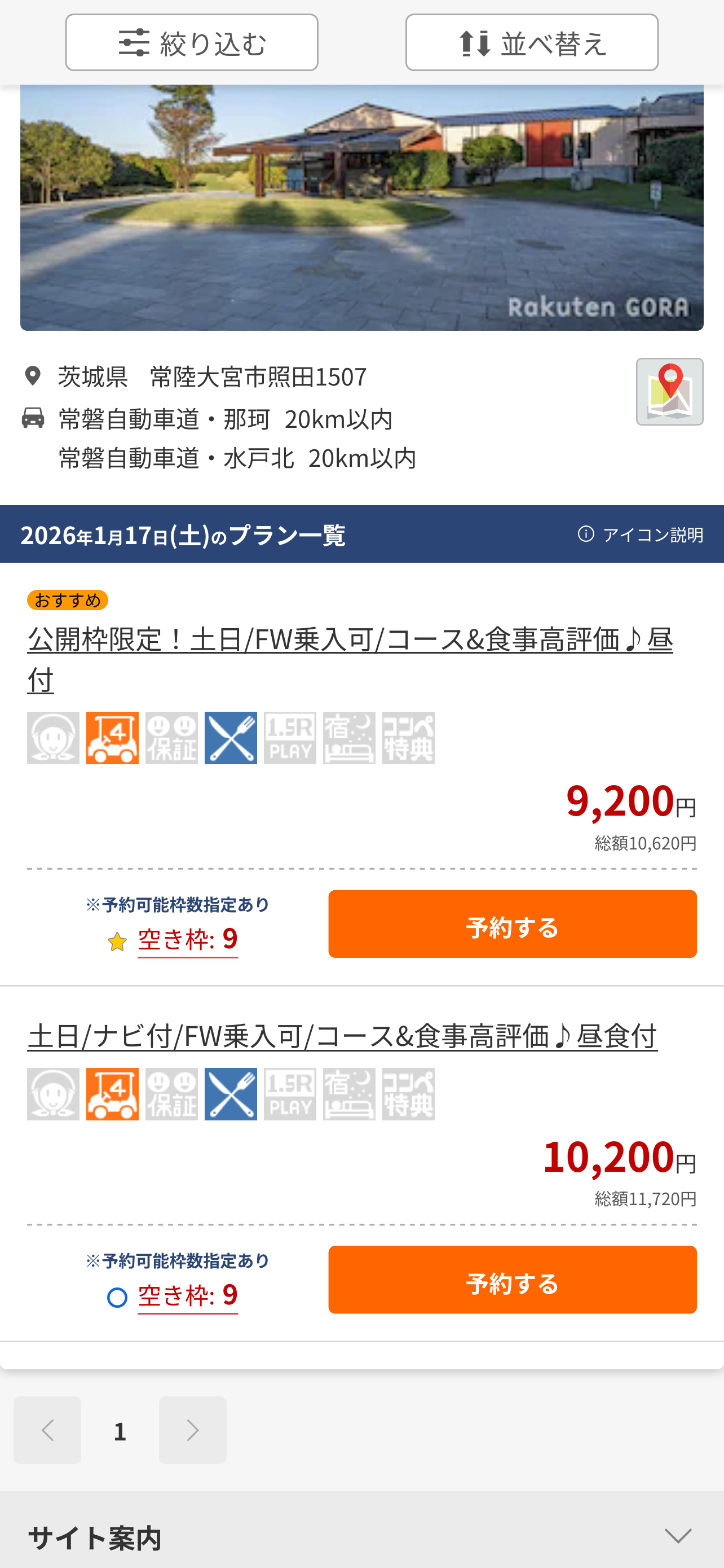 Rakuten listing for alternative